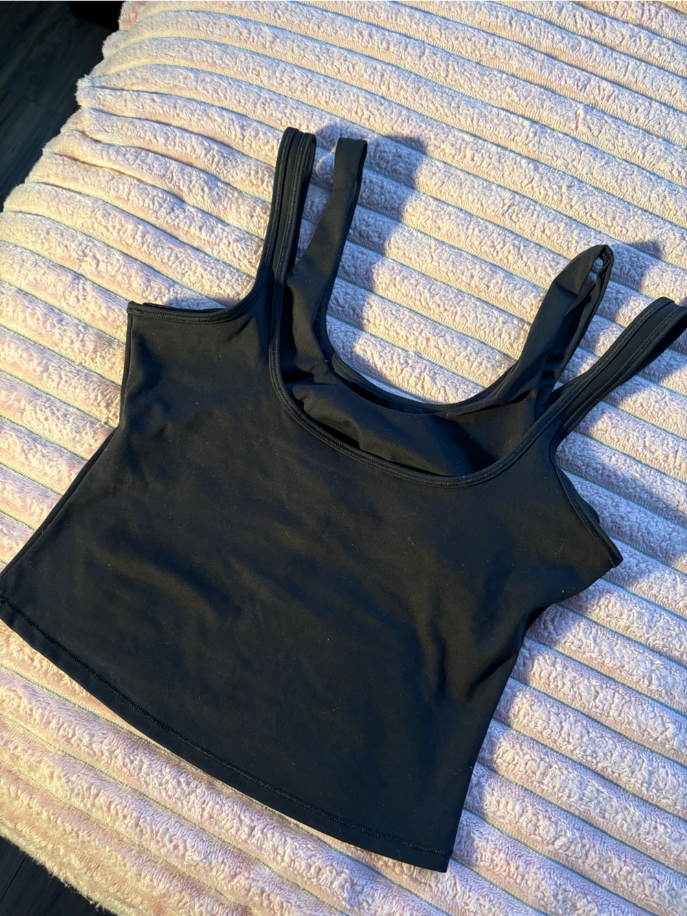SKIMS x NIKE Black Women's Double Strap Tank